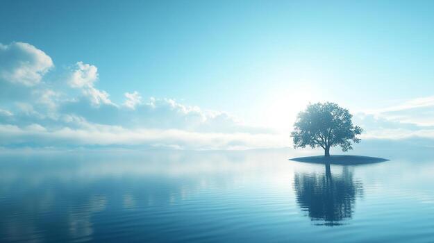 Serene morning atmosphere representing peaceful communication
